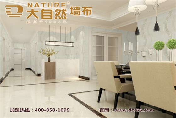 大自然墻布效果圖