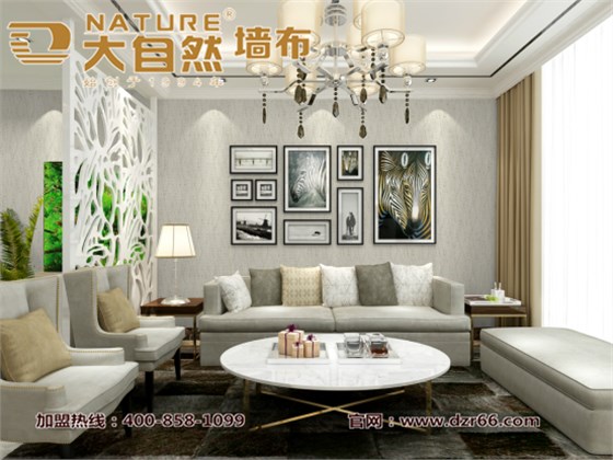 大自然墻布效果圖