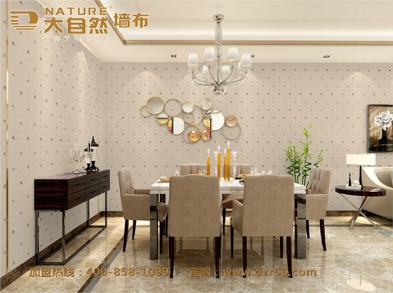 大自然墻布效果圖