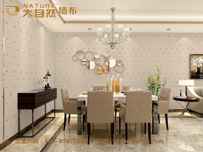 大自然墻布效果圖