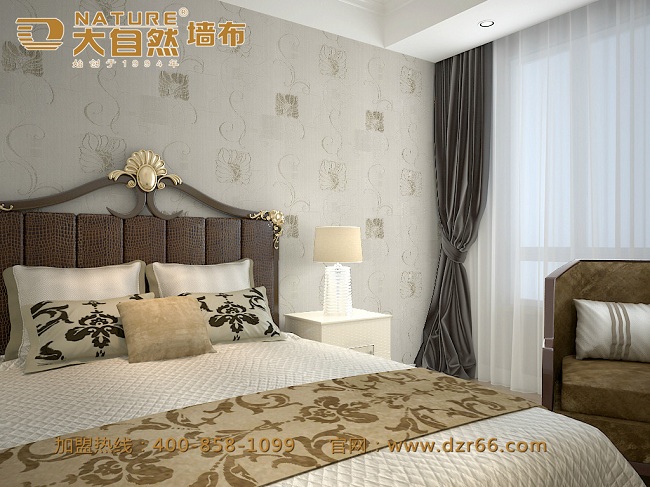 大自然墻布效果圖